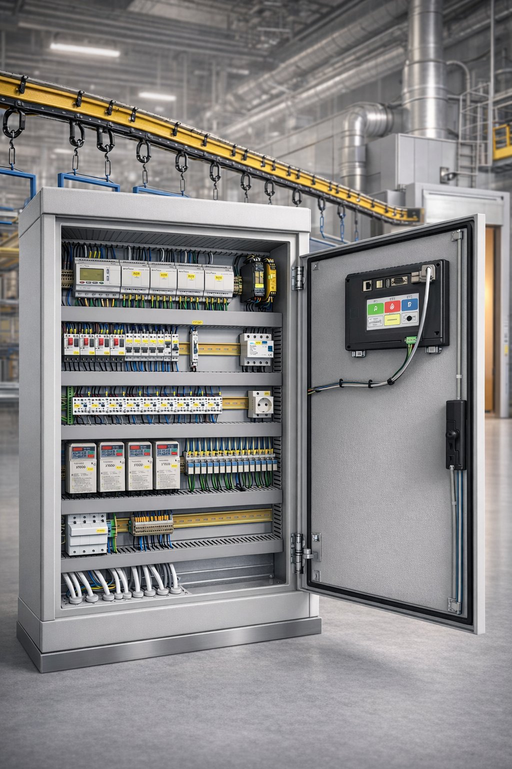 Porszóró üzem vezérlés – PLCszerviz